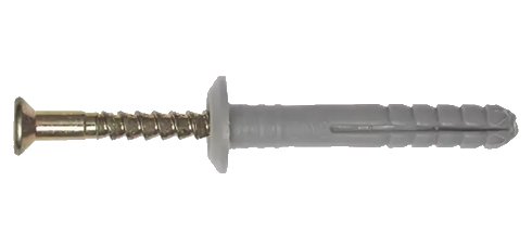 Дюбель с гвоздевым шурупом с бортиком SMK