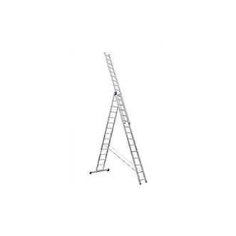 Алюминиевая трехсекционная универсальная лестница 3x12 5312 (Алюмет)