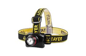 Фонарь STAYER "PROFESSIONAL" налобный светодиодный, 3Вт(140Лм), регулируемый фокус, 3 режима, 3ААА