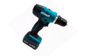 Дрель аккумуляторная ударная MAKITA HP347DWE (14,4 В, БЗП.13мм, 2ск, 30нм, 2акк.Li-ion.1.5Ач, 1.5кг,