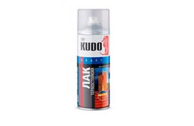 Лак-спрей термостойкий б/ц "KUDO" 520мл