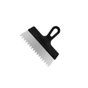 Шпатель фасадный 200мм зубчатый 8мм., БИБЕР