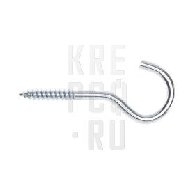 Шуруп-полукольцо (С-образный крюк) 4*70 цинк