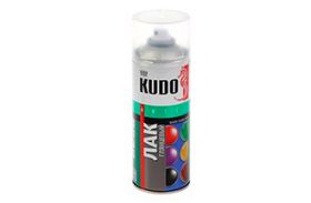 Лак "KUDO" акриловый универсальный спрей глянцевый 9002 520мл