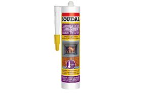 Герметик "SOUDAL" для печей и каминов черный 280мл