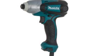 Шуруповёрт сетевой ударный MAKITA TD0101 (230 Вт, 100нм, 1кг, рег. об.)