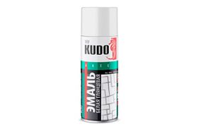 Эмаль спрей KUDO белый глянцевый 520мл
