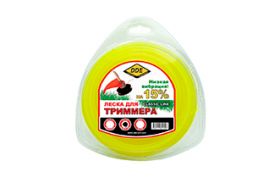 Корд триммерный в блистере DDE "Classic line" (круг) 1,6 мм х 15 м, желтый