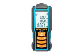 Дальномер лазерный ПРАКТИКА ДЛ- 40 дальность 0,05 - 40 м, точность 1,5 мм