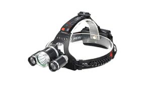 Фонарь налобный, 4 режима, 14 LED, 3хААА// Stern