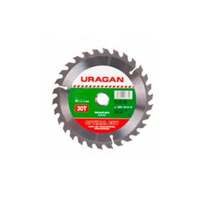 Диск пильный по дереву 185*20мм 30Т Optimal cut, URAGAN