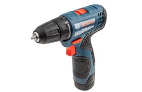 Дрель аккумуляторная BOSCH GSR 120-LI (12 В, БЗП.10мм, 2скор, 30нм, 0,95кг, 2акк-2Ач, кейс)