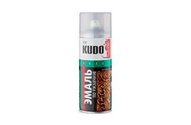 Эмаль спрей молотковая по ржавчине KUDO черная медь 520мл