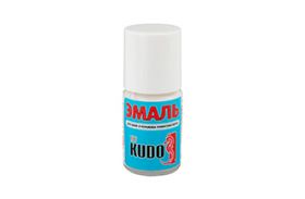 Эмаль KUDO для ванн и керамики белая с кисточкой 15 мл