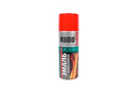 Эмаль-спрей термостойкий KUDO красный 520мл